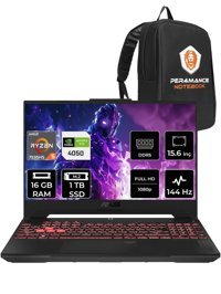 Asus Tuf Gaming LP158 Harici GeForce RTX 4050 AMD Ryzen 5 7535HS 16 GB Ram 1 TB SSD 15.6 inç Full HD FreeDos Oyuncu Laptop + PER4 Çanta