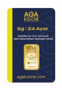 Agakulche 24 Ayar 5 gr Gram Altın