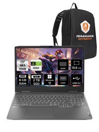 Lenovo LOQ 15IRH8 82XV010FTR Harici GeForce RTX 2050 Intel Core i5 12450H 8 GB Ram 2 + 2 TB SSD 15.6 inç Full HD Windows 11 Home Oyuncu Laptop + PER4 Çanta