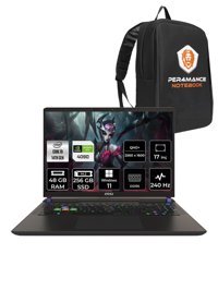 MSI Vector 17 HX A14VIG-879XTR Harici GeForce RTX 4090 Intel Core i9 14900HX 48 GB Ram 256 GB SSD 17 inç QHD+ Windows 11 Home Oyuncu Laptop + PER4 Çanta