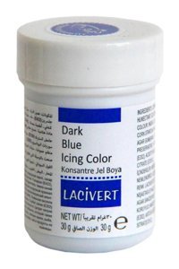 Dr. Gusto Lacivert Su Bazlı Jel Gıda Boyası 30 gr