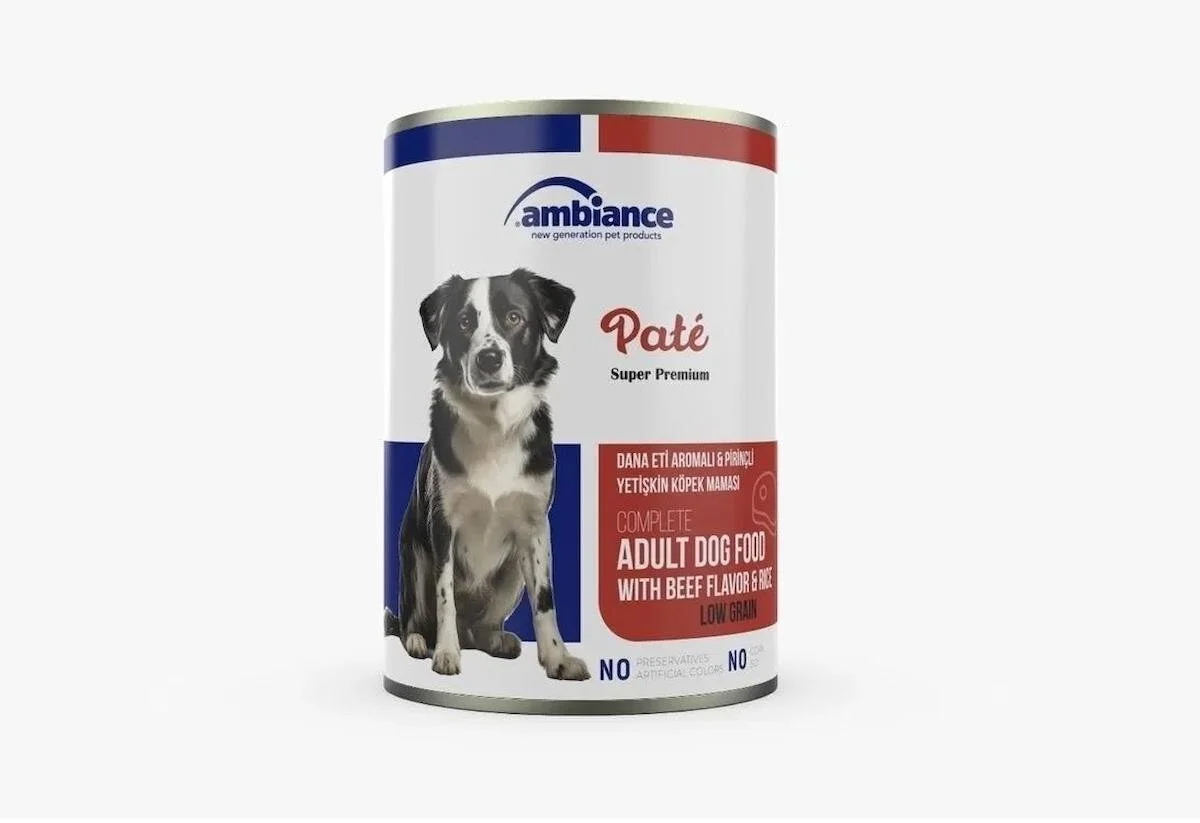 Ambiance Super Premium Dana Etli Ezme Yetişkin Yaş Köpek Maması 400 gr
