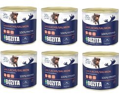 Bozita Somonlu Yetişkin Yaş Köpek Maması 625 gr 6'lı