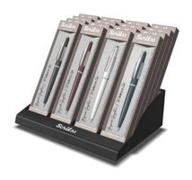 Scrikss Metal-Plastik Tek Renkli 1.0 mm Mavi 16'lı Tükenmez Kalem