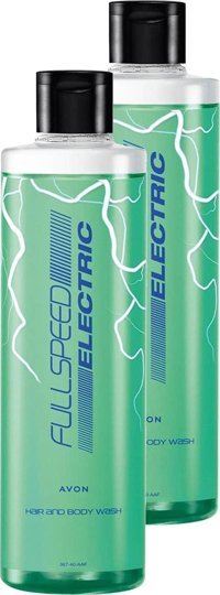 Avon Full Speed Electric Vetiver-Zerdeçal Yaprağı Duş Jeli 2x250 ml