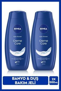 Nivea Creme Care Krem Nemlendirici Duş Jeli 2x500 ml
