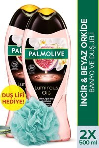 Palmolive Luminous Oils Beyaz Orkide-İncir Nemlendirici Duş Jeli 2x500 ml