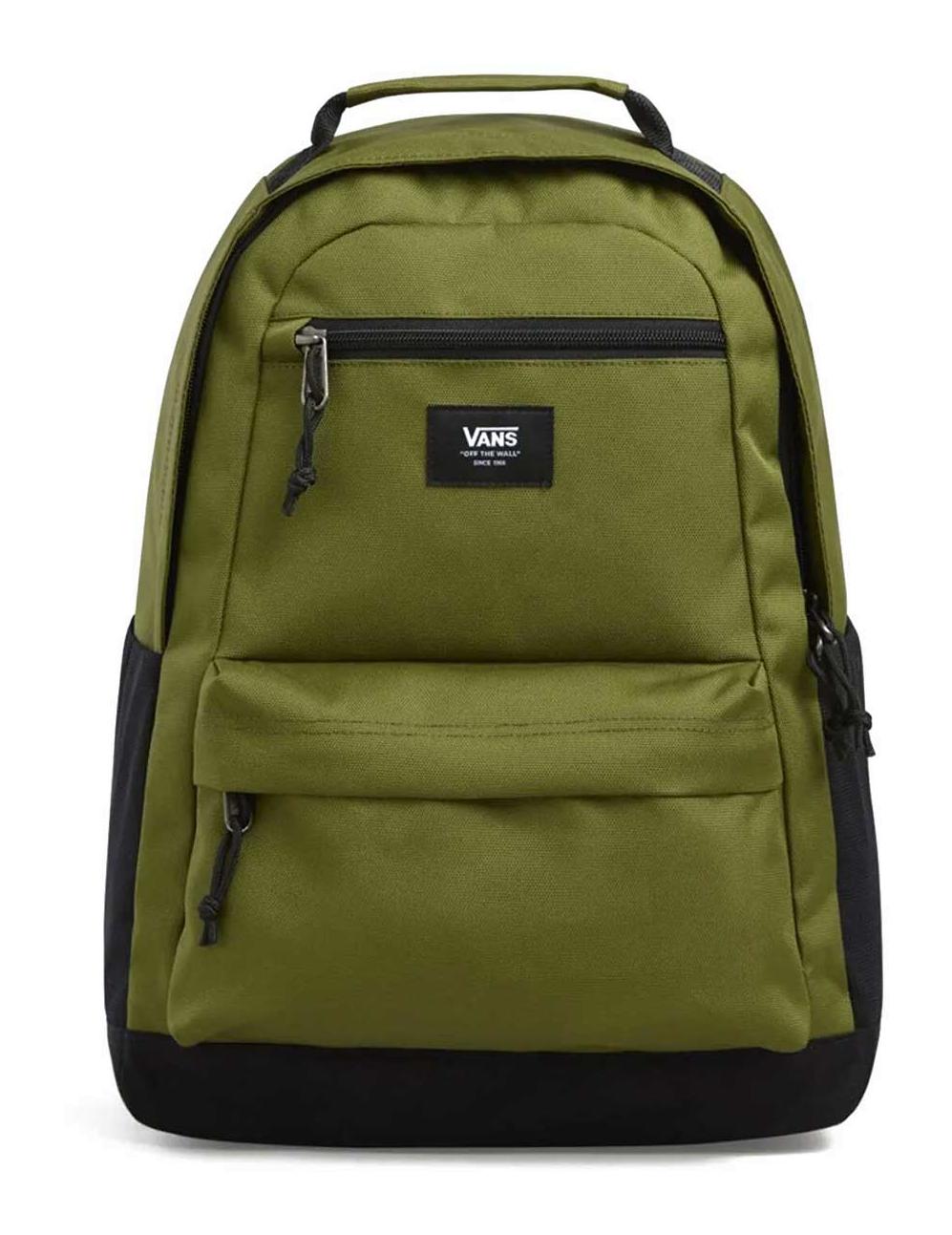 Vans Startle Su Geçirmez 3 Gözlü Haki Lise Unisex Sırt Çantası