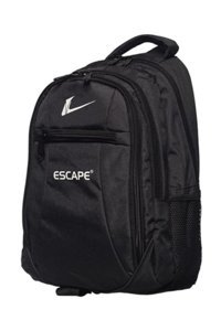 Escape 307 Su Geçirmez 4 Gözlü Siyah Lise Unisex Sırt Çantası