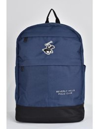 Beverly Hills Polo Club Su Geçirmez 3 Gözlü Lacivert Lise Unisex Sırt Çantası