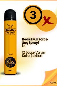 Redist Full Force 01 Orta Saç Spreyi 3x400 ml