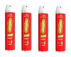 Wella New Wave No:5 Islak Görünüm Keratinli Güçlü Saç Spreyi 4x250 ml