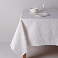 Linens Lenart Pamuk 150 x 260 cm Dikdörtgen Masa Örtüsü Ekru