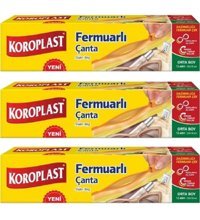 Koroplast Orta Fermuarlı Buzdolabı Poşeti 36'lı