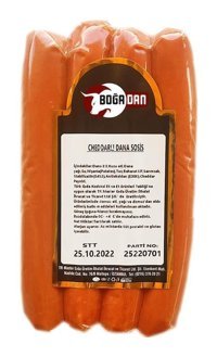 Boğadan Cheddarlı Uzun Dana Sosis 1 kg