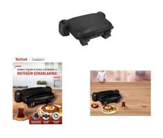 Tefal Toast Expert Teflon Çıkartılabilir Plaka Siyah Izgaralı Tost Makinesi