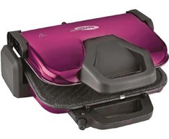 Goldmaster PT-3207 ProTasty 6 Dilim Granit Çıkartılabilir Plaka Mor Izgaralı Tost Makinesi