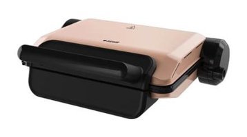 Arçelik TM-3946 P Döküm Çıkartılabilir Plaka Çift Taraflı Pembe Izgaralı Tost Makinesi