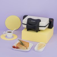 Emsan Power Master 6 Dilim Granit Çıkartılabilir Plaka Krem Izgaralı Tost Makinesi