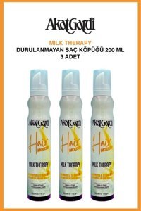 Akat Gardi Milk Therapy Normal Saçlar İçin Şekillendirici Hacim Veren Saç Köpüğü 3x200 ml