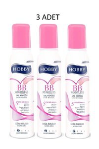 Hobby Bb Onarıcı Normal Saçlar İçin Şekillendirici Hacim Veren Saç Köpüğü 3x150 ml