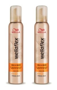 Wella Wellaflex Bukle Canlandırıcı Normal Saçlar İçin Şekillendirici Hacim Veren Saç Köpüğü 2x200 ml