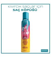Watsons Love Hair Kıvırcık Saçlar İçin Şekillendirici Hacim Veren Saç Köpüğü 200 ml
