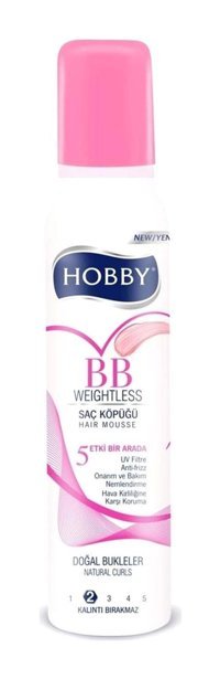 Hobby BB Weightless Dalgalı Saçlar İçin Şekillendirici Hacim Veren Saç Köpüğü 150 ml