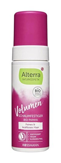 Alterra Organik Papaya & Bambu Ekstresi Normal Saçlar İçin Şekillendirici Hacim Veren Saç Köpüğü 150 ml
