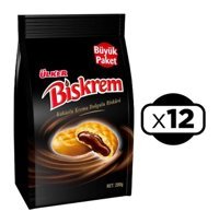 Ülker Biskrem Kakaolu Krema Bisküvi 12x200 gr