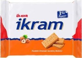 Ülker İkram Fındık Kremalı Bisküvi 24x76 gr