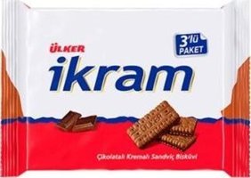 Ülker İkram Çikolatalı Bisküvi 2x76 gr