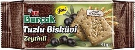 Eti Burçak Zeytinli Bisküvi 6x91 gr