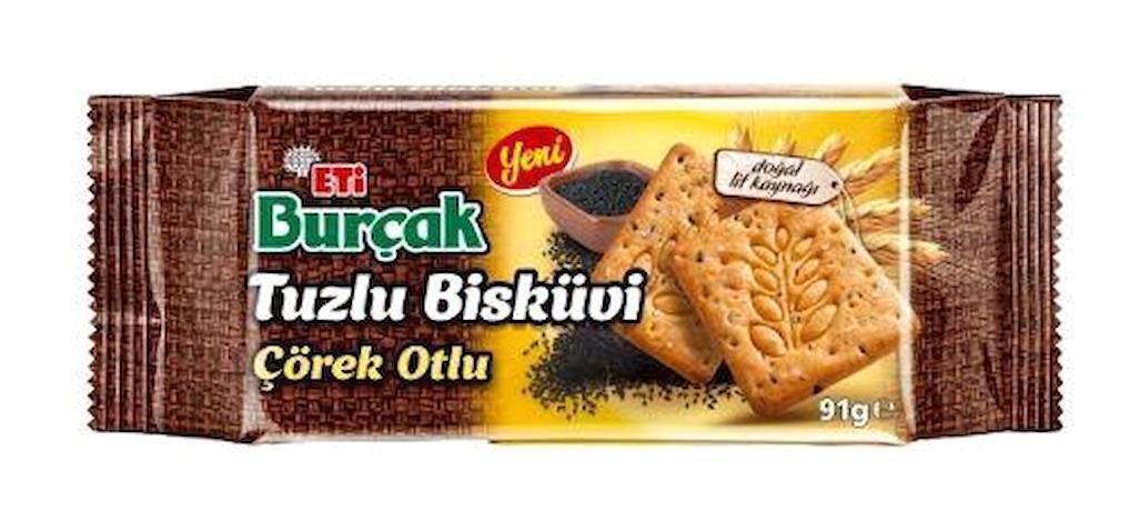 Eti Burçak Çörek Otlu Bisküvi 6x91 gr