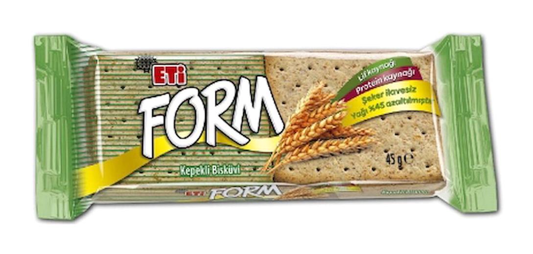 Eti Form Diyabetik Kepekli Bisküvi 45 gr
