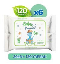 Papilion Bio Antibakteriyel Yenidoğan 20 Yaprak 6'lı Islak Mendil