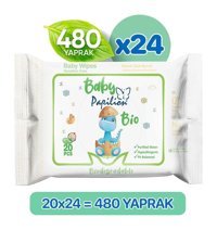 Papilion Bio Yenidoğan 20 Yaprak 24'lü Islak Mendil