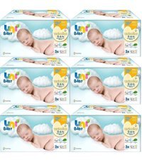 Uni Baby Hassas Antibakteriyel Yenidoğan 40 Yaprak 18'li Islak Mendil