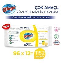 Bingo Antibakteriyel 96 Yaprak 12'li Islak Mendil