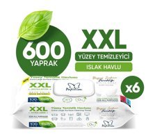 Papilion Easy Clean Xxl Antibakteriyel 100 Yaprak 6'lı Islak Mendil