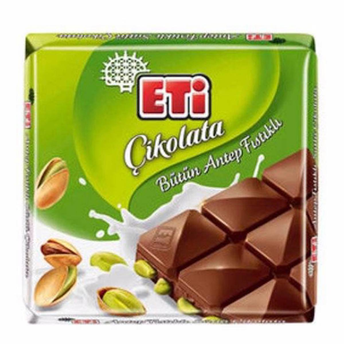 Eti Antep Fıstıklı Çikolata 60 gr 4'lü