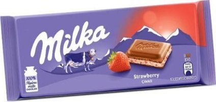 Milka Çilek Çikolata 100 gr 2'li