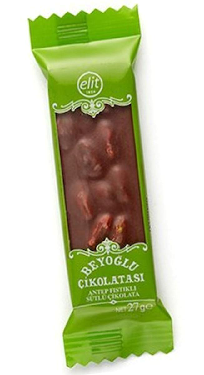Elit Antep Fıstıklı Çikolata 27 gr 24'lü