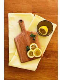 Just Wood Freya Ahşap Orta Kahverengi Kesme Tahtası