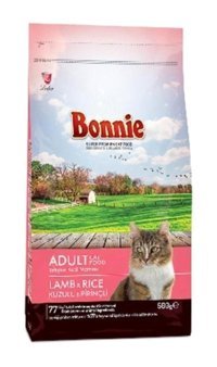 Bonnie Kuzu Etli Tahıllı Yetişkin Kuru Kedi Maması 500 gr