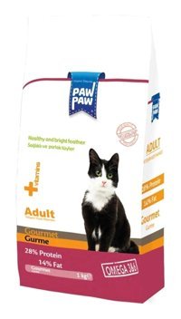 Paw Paw Gurme Tavuk Tahıllı Yetişkin Kuru Kedi Maması 1 kg