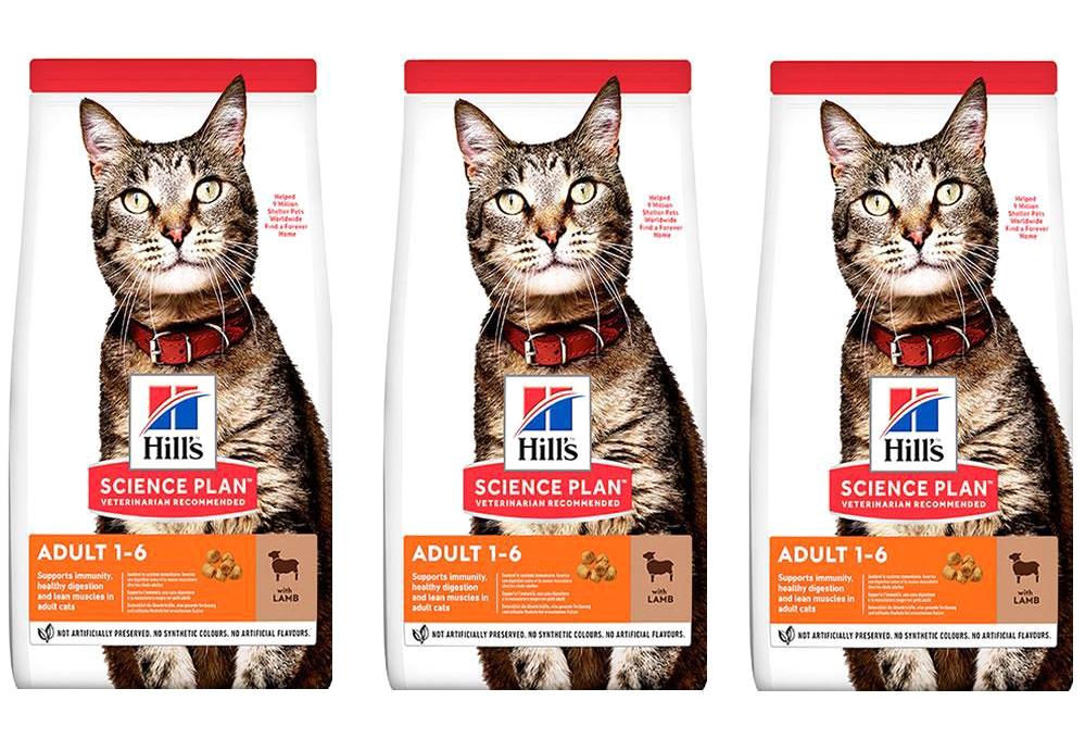 Hill's Science Plan Kuzu Etli Yetişkin Kuru Kedi Maması 3x1.5 kg