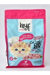 Keyf Tavuk Yavru Kuru Kedi Maması 1.5 kg