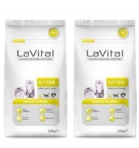 La Vital Somonlu Tahıllı Yavru Kuru Kedi Maması 2x1.5 kg