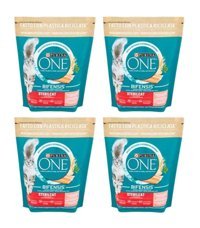 Purina One Somonlu Kısırlaştırılmış Tahıllı Yetişkin Kuru Kedi Maması 4x800 gr